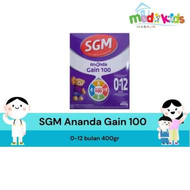 SGM Ananda GAIN 100 (400gr) Susu Penambah Berat Badan 0-12 bulan