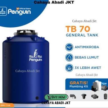 TANKI AIR / TOREN PENGUIN 650 LITER ORANGE