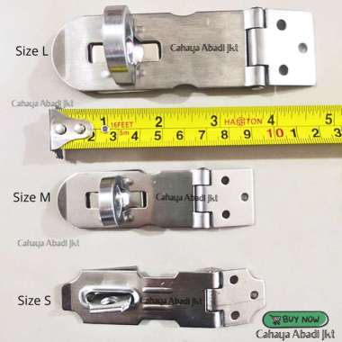 HASPLOCK | OVERPAL | RUMAH GEMBOK STAINLESS SIZE L SOLIGEN