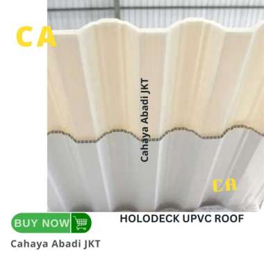HOLODECK UPVC ROOF ATAP SEMI TRANSPARAN 3METER