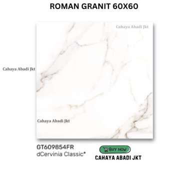 ROMAN GRANIT dCERVINIA CLASSIC KW1 60X60CM 1.08METER per dus