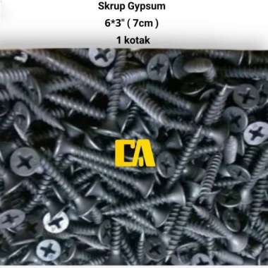 SKRUP GYPSUM 6X3" 7cm 1kotak