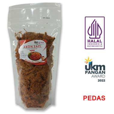 Abon Sapi Asli Cap Rajawali Pedas 250gr