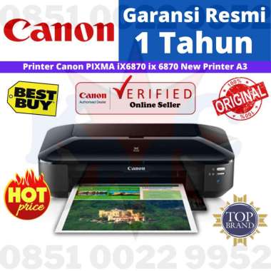 PRINTER CANON PIXMA IX6870 A3 IX 6870 WIRELESS