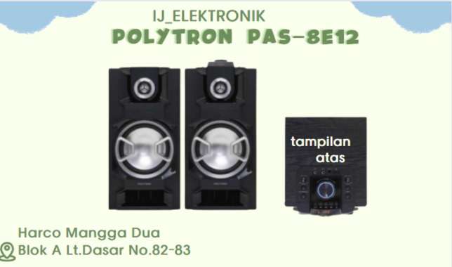 POLYTRON Active Speaker PAS 8E12
