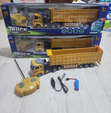 OEM MAINAN RC CONTAINER TRUCK 12RODA TRUK MUATAN BARANG REMOTE