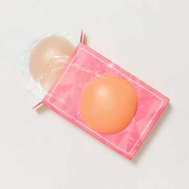 WIMIU BH Tempel Nipple Cover Silicone Pad Silikon Bra Tempel Bentuk Kotak 033677 Brown