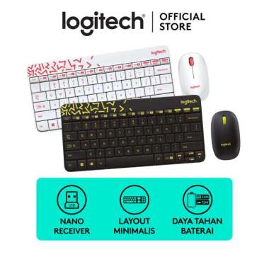 Keyboard Mouse Logitech MK240 wireless Combo Bundle MK 240 Gaming
