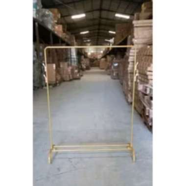 Big Stand Hanger Gantungan Gawang Jemuran Gawang gold