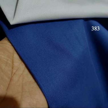 Kain American Drill bagus eceran murah per 0.5 meter biru benhur