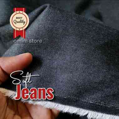 Kain Soft Denim Black Mysti Grade A 5 Oz per 1.25 meter