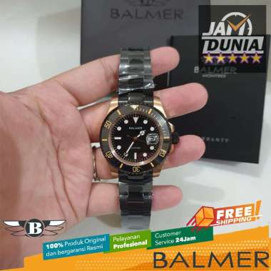 JAM TANGAN BALMER ORIGINAL 7918 BALMER B7918 JAM BALMER 7918 JAM BALMER B7918MBR BALMER WATCH JAM TA