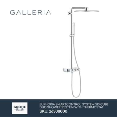 Grohe Euphoria SmartControl 310 Cube Shower System with Thermostat 26508000 / Grohe Shower