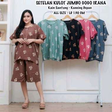 AISY BATIK/SETELAN KULOT JUMBO HANANA/SETELAN WANITA TERBARU XXL multiwarna