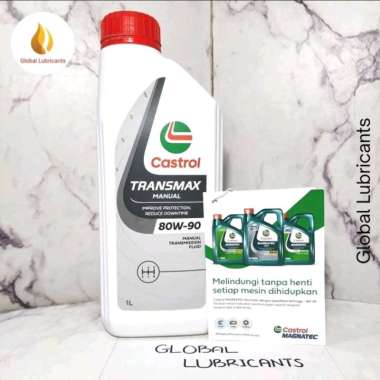 Castrol Manual 80W-90 GL-4 1 Liter (Oli Transmisi Manual/ Gear Oil)
