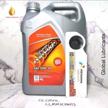 NEW! Pertamina Prima XP 20W-50 4 Liter (Oli Mesin Bensin)