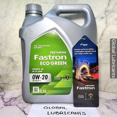 Pertamina Fastron Eco Green 0W-20 3,5 Liter (Oli Synthetic LCGC)