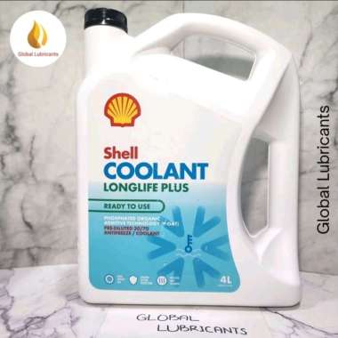 Shell Coolant Longlife Plus Antifreeze Coolant 4 Liter (HIJAU)