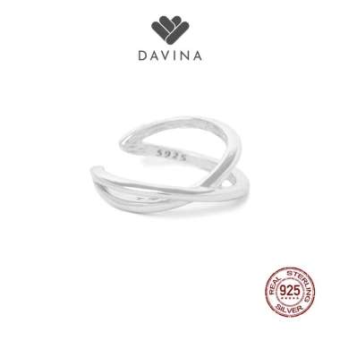 DAVINA Ladies Erren Earrings Sterling Silver 925 - Anting Wanita Perak S925 Jepit