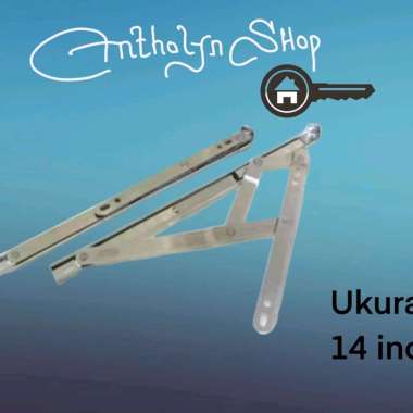 Engsel Casement Jendela Alumunium, Engsel Jendela Almunium Casement 14 inch