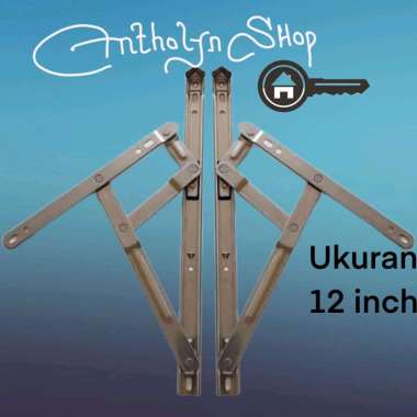 Engsel Casement Jendela Alumunium, Engsel Jendela Almunium Casement 12 inch