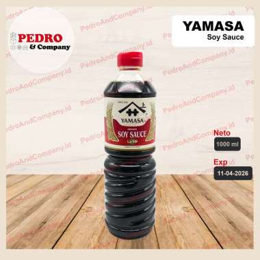 Yamasa soy sauce brewed 1 Liter - kecap asin jepang besar