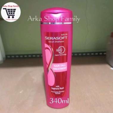 SERASOFT Shampoo Hair Fall Treatment Perawatan Rambut Rontok 340ml