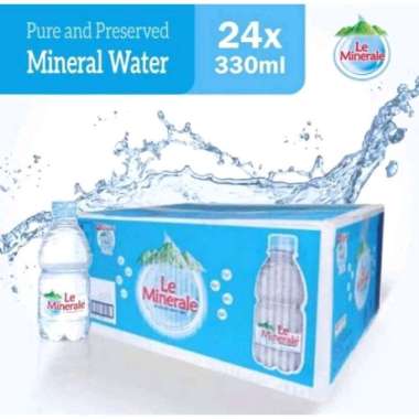 Le minerale botol 330 ml 1 dus