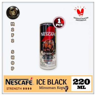 Kopi Nescafe Ala Cafe Ice Black Kaleng | Can - 220 ml (Kemasan Satuan)