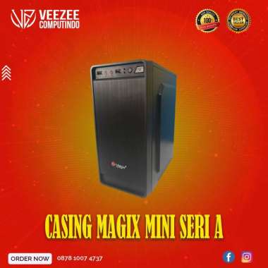 casing case pc magix mini seri A + power supply PSU 500 watt