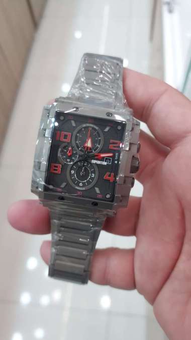 EXPEDITION 6757 - Jam Tangan Pria Analog ORIGINAL - Abu