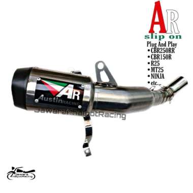 Austin Racing Slip On Gp1R Kawasaki Zx636/Zx6R R25 Mt25 Cbr150R Dll