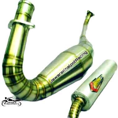 Knalpot Racing Creampie Stainlis Murni For Kawasaki Ninja R Rr Ss 2Tak