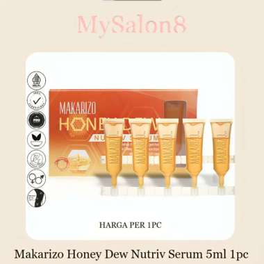 Makarizo Honey Dew Nutriv Serum 5ml / Serum Rambut