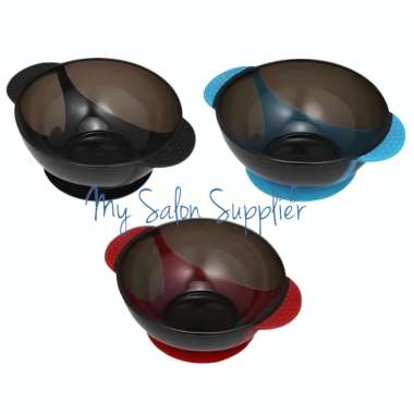 Mangkok / Mangkuk Masker Creambath Cat Rambut NON SLIP Biru
