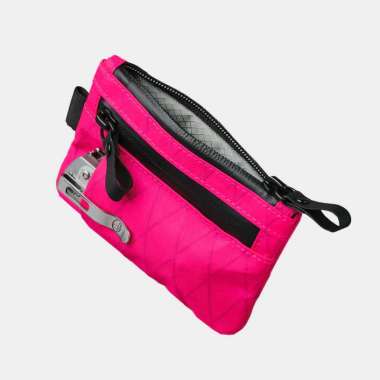 Alpaka Zip Pouch PRO (Dompet untuk Kartu Kredit, Uang Kertas, & Koin) Pink