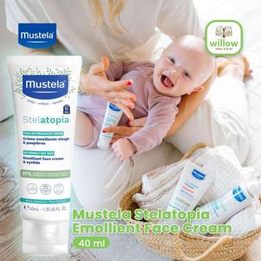 Cream Perawatan Bayi - Mustela Stelatopia Emollient Face Cream 40Ml