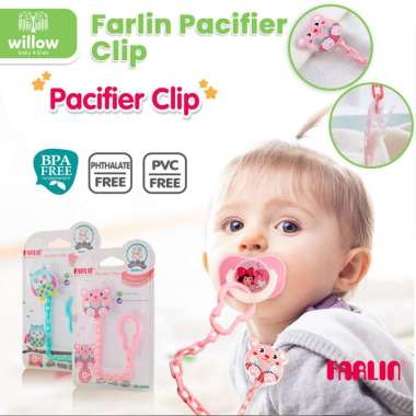 Pacifier Bayi - Farlin Pacifier Clip Tosca