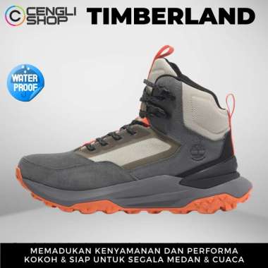 SEPATU SNEAKER TIMBERLAND PRIA ORIGINAL CASUAL SPORT BRANDED ASLI TM52