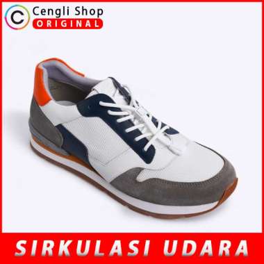 EVERBEST SEPATU SNEAKER KASUAL PRIA ORIGINAL SNEAKERS CASUAL KETS KULIT ASLI ORI BRANDED PUTIH WHITE
