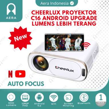 PROJECTOR CHEERLUX C16 ANDROID 4000 LUMENS| CHEERLUX C16 ANDROID | PROYEKTOR CHEERLUX | PROYEKTOR AN