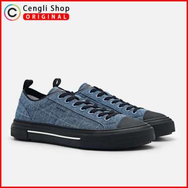 SEPATU PEDRO SNEAKER KASUAL PRIA ORIGINAL SNEAKERS CASUAL KETS BRANDED BIRU BLUE PM053