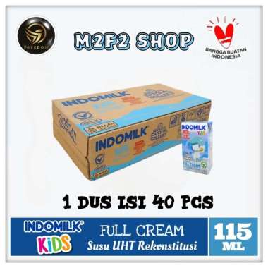 Promo Harga Indomilk Susu UHT Kids Full Cream 115 ml - Blibli