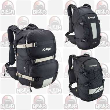 Backpack Kriega Trail 18 Bag Tas Motor Trial Trail Cross Waterproof Ba - Black R25