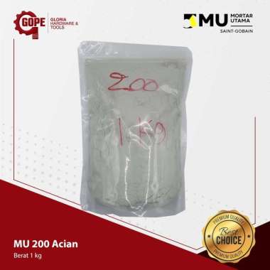 MU 200 MORTAR UTAMA SEMEN ACIAN PLESTERAN HARGA PER KG