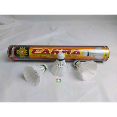 Badminton Shuttlecock Kok Bulu Tangkis 1 Slop Isi 12 PCS Cakra