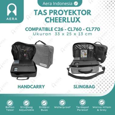 TAS PROYEKTOR CHEERLUX Cl770 | MINI PROJECTOR BAG | TAS MINI PROYEKTOR | TAS PENYIMPANAN PROYEKTOR H