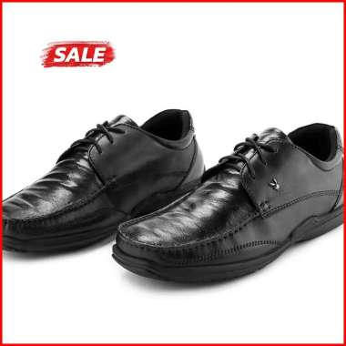 PLAYBOY SEPATU KULIT PRIA KERJA KANTOR FORMAL PANTOFEL BRANDED ORIGINAL ASLI ORI HITAM BLACK PLH7