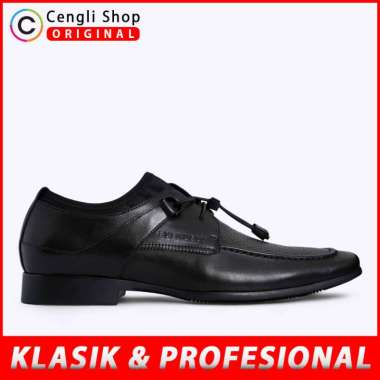 SEPATU KULIT EVERBEST PRIA KERJA KANTOR PESTA FORMAL BRANDED ORIGINAL ASLI ORI HITAM BLACK EM48