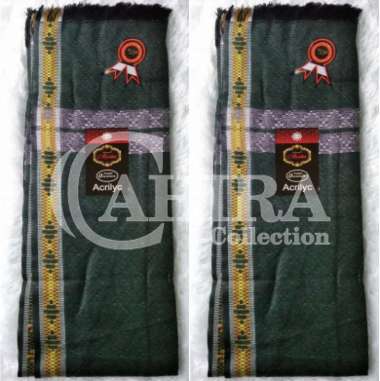 SORBAN TENUN ALISKA JUMBO ACRYLIC SORBAN DEWASA TERLARIS Hijau